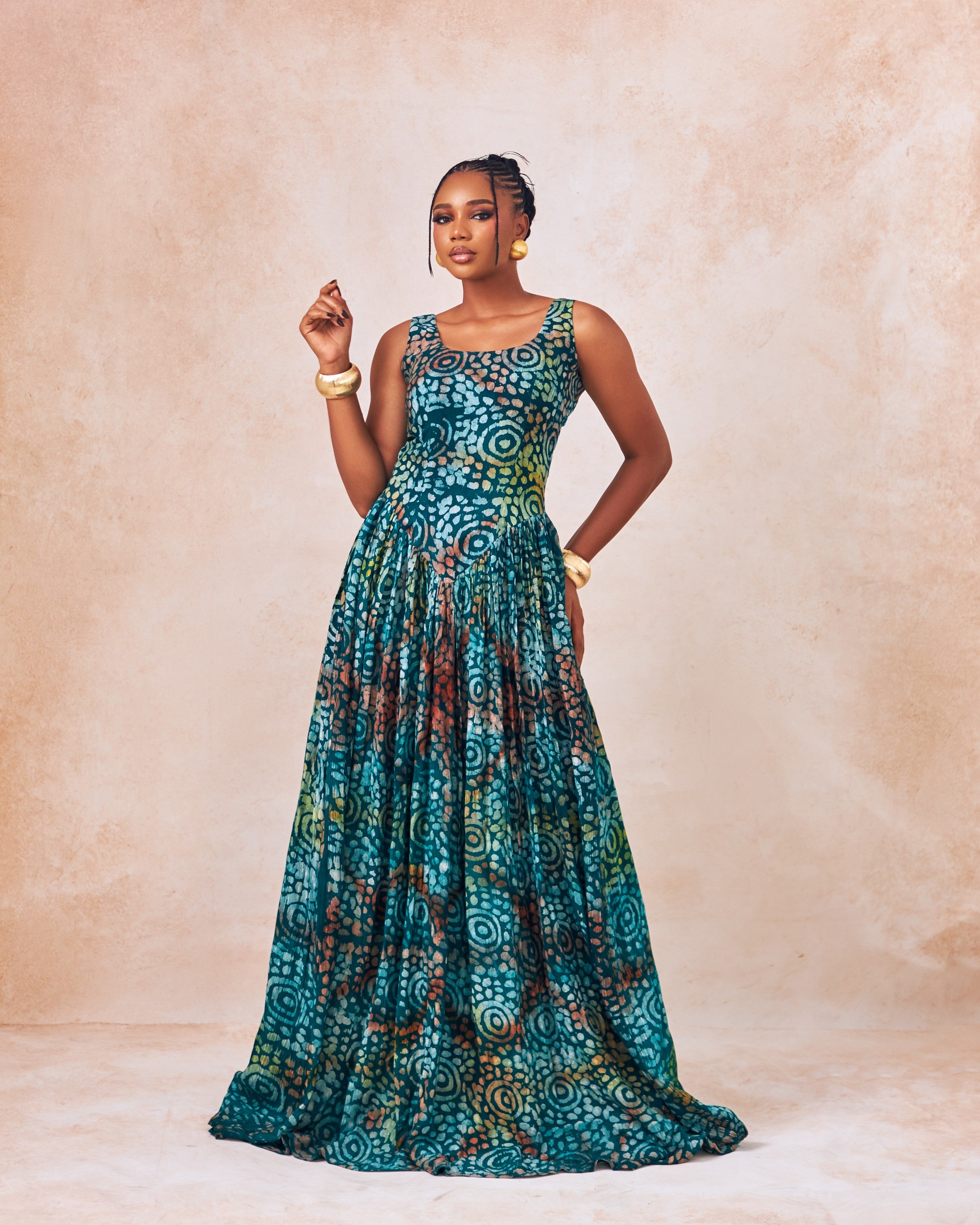NALA ADIRE DRESS
