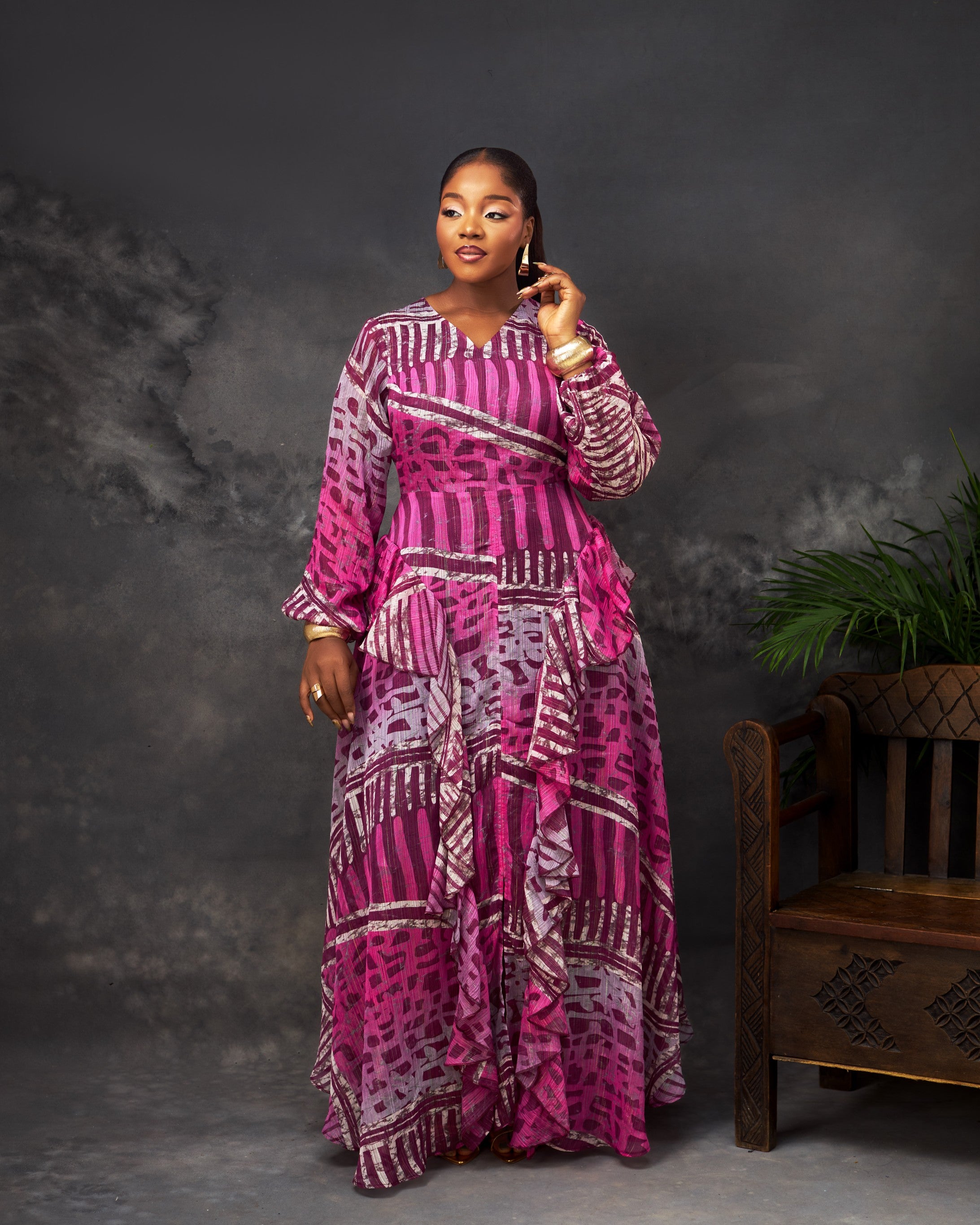 Tami Dress by CONCU BY CM — handmade Nigerian womenswear Lagos, sizes 8–22