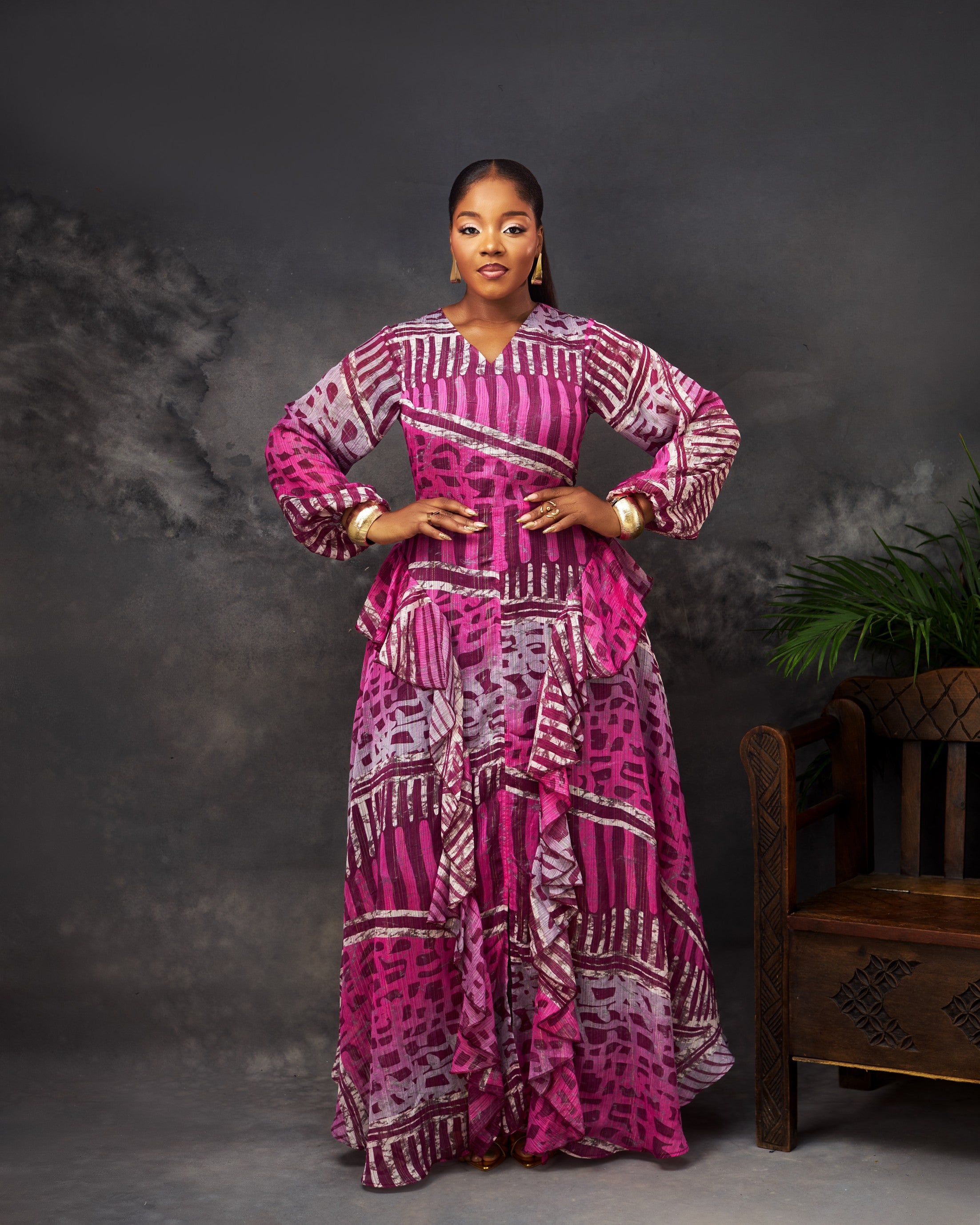 Tami Dress by CONCU BY CM — handmade Nigerian womenswear Lagos, sizes 8–22