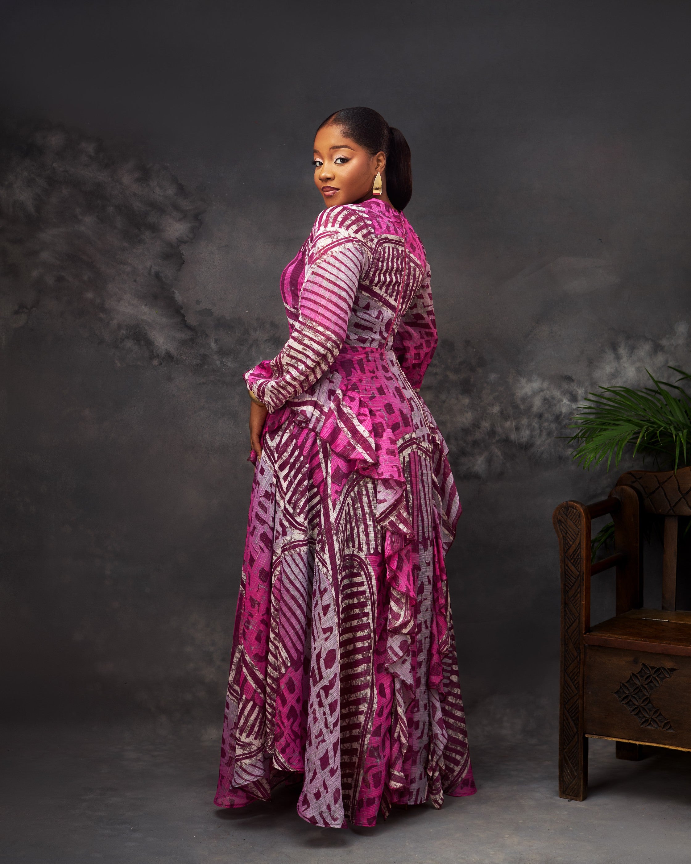 Tami Dress by CONCU BY CM — handmade Nigerian womenswear Lagos, sizes 8–22