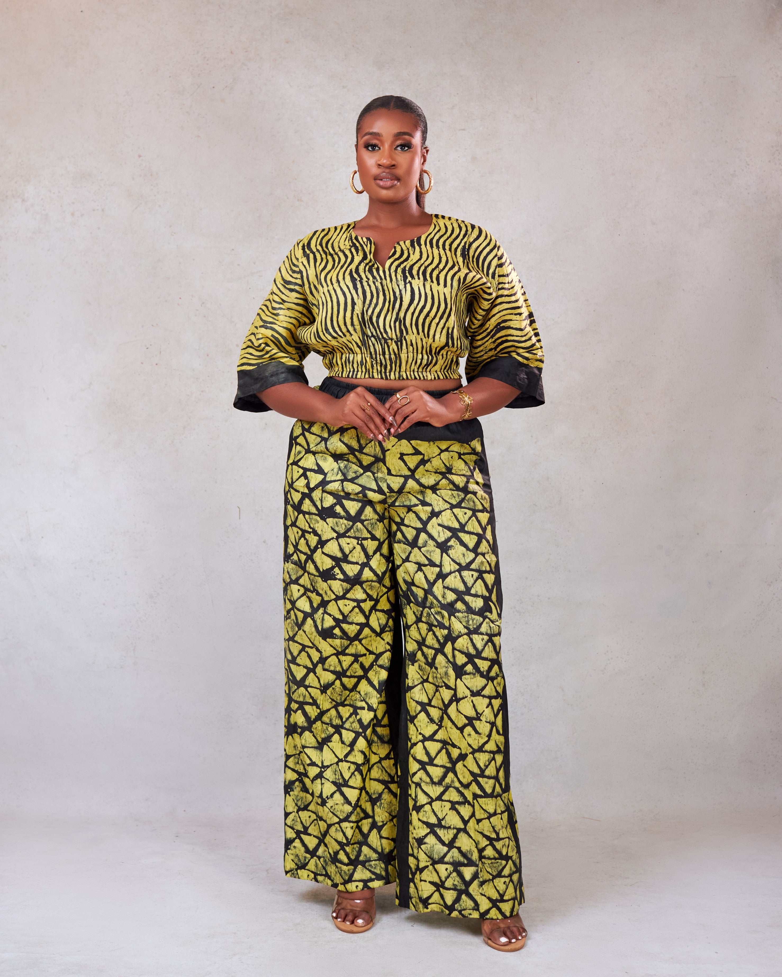Magie Trouser Set (adire)